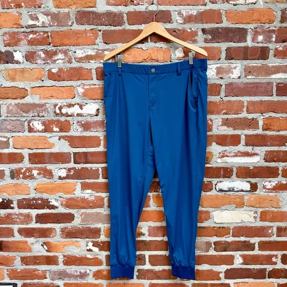 Redvanly Halliday Golf Jogger Pants Blue Performance Stretch XL